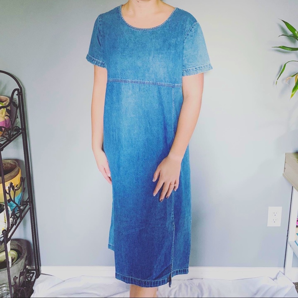 Vintage denim dress